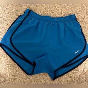 Nike Dri-Fit Women's Medium Blue Running Shorts EUC